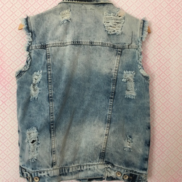 DENIM VEST - Picture 2 of 2
